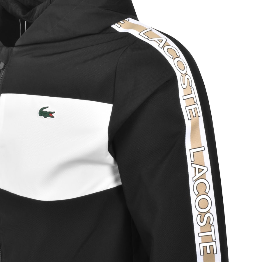 Lacoste Colour Block Sport Jacket Black | Mainline Menswear